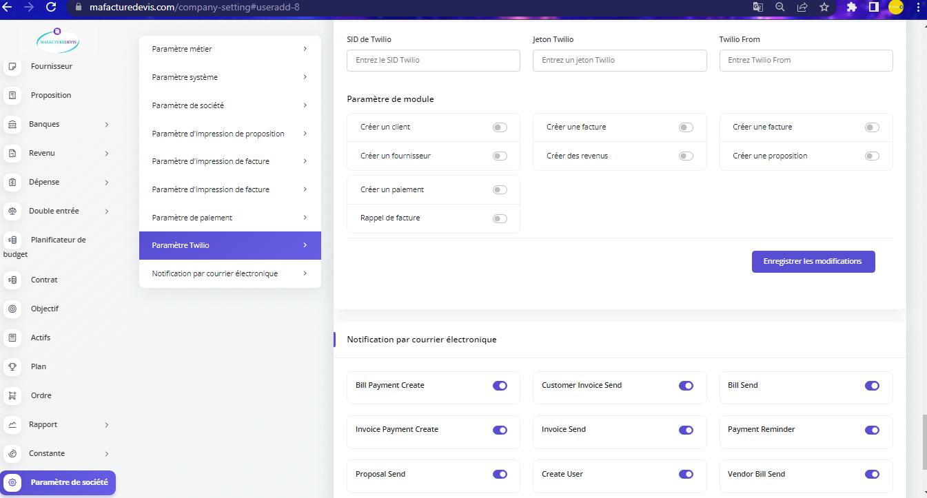 Payment Settings